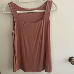 Maurices Fitted Pink Sleeveless Tank